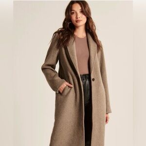 Abercrombie & Fitch Classic Brown Trench Coat